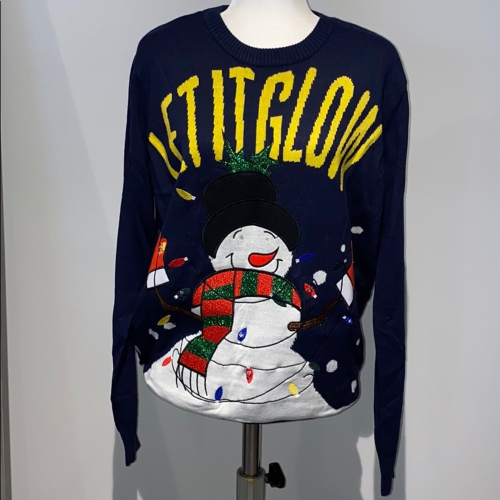 SOLD NWT Let it Glow Sweater
